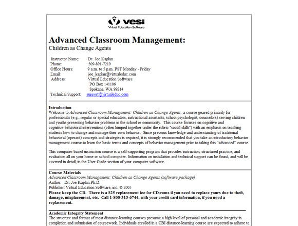 Vesi Online Or Cd Rom Course Help How To View The Course